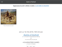 Tablet Screenshot of battleofbothell.com